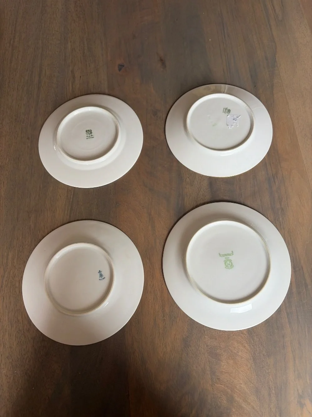 Mismatched china 4-6 inch plates